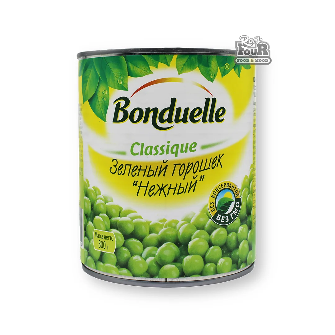Green peas "Bonduelle Classique" 800g